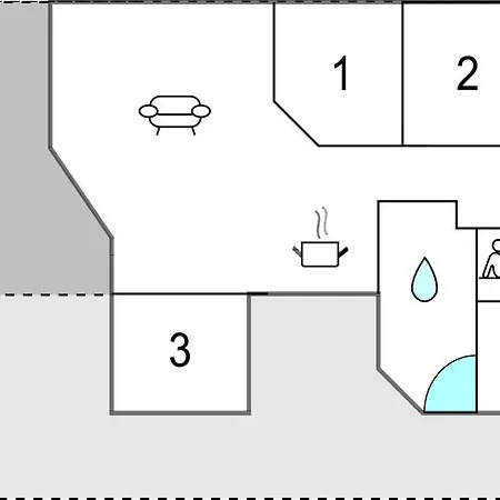 Amazing In With Kitchen بيت للعطل Vestervig